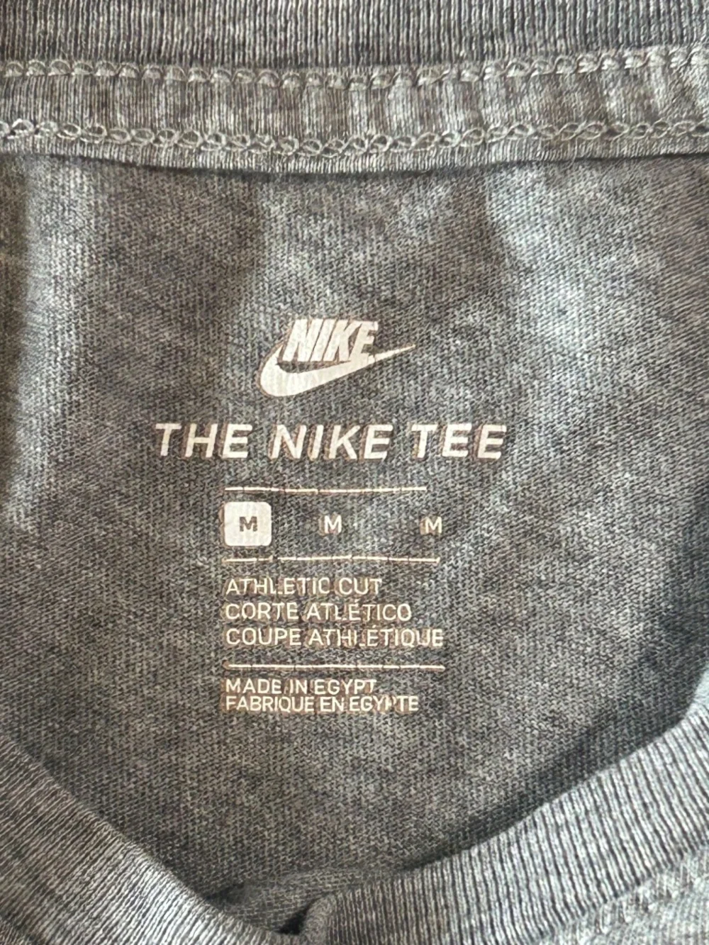 pre-owned heather gray Nike 